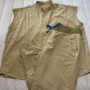 FIGS SCRUB SET! Rafaela top XL with figs Zamora joggers XL